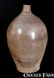 P. Cross, P. CROSS / HARTFORD Two-Gallon Stoneware Jug, Connecticut origin, early 19th century, Stoneware