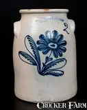 F. Stetzenmeyer &, F. STETZENMEYER & / G. GOETZMAN / ROCHESTER. NY Two-Gallon Stoneware Jar, circa 1855, Stoneware