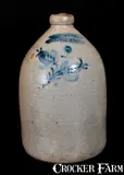 J. C. Waelde, J. C. WAELDE / NORTH BAY Stoneware Jug with Floral Decoration