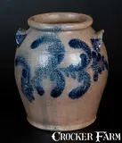 H. C. Smith, H. C. SMITH / ALEXA. / DC Stoneware Jar with Floral Decoration, circa 1835, Stoneware