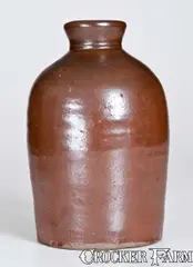 Fr. Leitzinger, Rare FR. LEITZINGER / CLEARFIELD PA Stoneware Canning Jar, circa 1851-1879, Stoneware
