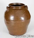 David Drake, Rare "Lm May 2, 1851" Stoneware Jar by Slave Potter, Dave, Edgefield, SC, 1851, Stoneware