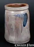 Solomon Bell, SOLOMON BELL / STRASBURG, VA Decorated Stoneware Jar, circa 1875, Stoneware