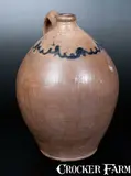C. Crolius, C. CROLIUS / STONE-WARE / MANUFACTURER. / Manhattan-Wells. / NEW-YORK Stoneware Jug, circa 1815, Stoneware
