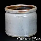 Rare Squat-Shaped JOHN BELL / WAYNESBORO' Stoneware Jar, c1850-80 by John Bell, c1850-80, Stoneware, sold Jul 2015