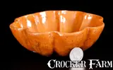 John Bell, Small-Sized JOHN BELL / WAYNESBORO' Redware Food Mold, circa 1850-1880, Redware