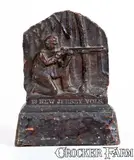 Speese & Co., Rare SPEESE & CO. / GETTYSBURG, PA Redware Gettysburg Battlefield Monument for 13th NJ Volunteers, circa 1885, Redware