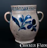 Coerlears Hook, Important Thomas Commeraw Half-Gallon Stoneware Jar, COERLEARS HOOK / N. YORK, late 18th century, late 18th century, Stoneware