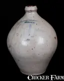Tyler & Dillon, TYLER & DILLON / ALBANY, New York Stoneware Jug, circa 1825-34, circa 1825-34, Stoneware