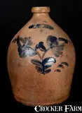 L & B G Chace, "L & B G CHACE / SOMERSET (Massachusetts) Stoneware Jug, circa 1850, Stoneware