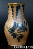 J. Swank & Co., Extremely Rare J. SWANK & CO. / JOHNSTOWN, PA Pitcher w/ Hand-Incised Signature