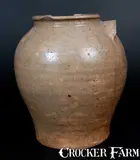 David Drake, Alkaline-Glazed Stoneware Jar with Two Slash Marks att. Slave Potter Dave Drake, Edgefield, SC, circa 1840, Alkaline-glazed stoneware