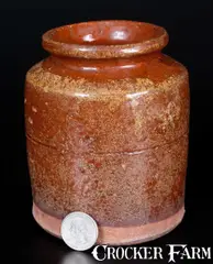 Yorktown, Small Redware Jar Inscribed "Yorktown / Nov. 4, 1918", 1918, Redware