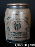 T.F. REPPERT SUCCESSOR TO / JAMES HAMILTON & CO. ... GREENSBORO. PA Jug by T.F. Reppert Successor To, circa 1880, Stoneware, sold Mar 2015