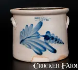 Evan R. Jones, 1 Gal. EVAN R. JONES / PITTSTON, PA Stoneware Crock, circa 1875, Stoneware