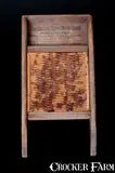 Western Reserve Pottery Co., Rare Pottery Washboard, WESTERN RESERVE POTTERY CO. / WARREN, OHIO, late 19th or early 20th century, Stoneware