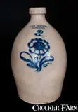John Burger, JOHN BURGER. / ROCHESTER Stoneware Jug, circa 1860, Stoneware
