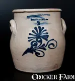 Nichols & Boynton, NICHOLS & BOYNTON / BURLINGTON, VT Stoneware Crock, circa 1856-1859, Stoneware