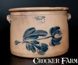 J. B. Pfaltzgraff & Co., Rare J. B. PFALTZGRAFF & CO. / YORK, PA 3 Gal. Stoneware Cake Crock, circa 1855-1880, Stoneware