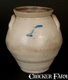 N. Clark & Co., 1 Gal. N. CLARK & CO. / MOUNT MORRIS Ovoid Stoneware Jar