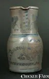 Hamilton & Jones, Rare HAMILTON & JONES / GREENSBORO. PA Stoneware Pitcher, circa 1875, Stoneware