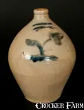 L. Norton & Co., L. NORTON & CO. / BENNINGTON 3 Gal. Stoneware Jug, circa 1823-1833, Stoneware