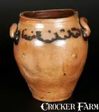 C. Crolius, C. CROLIUS / STONE-WARE / MANUFACTURER / Manhattan-Wells / NEW-YORK Stoneware Jar, Three-Gallon, circa 1815, Stoneware
