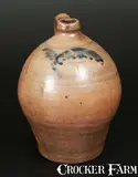 Manufacturer, C. CROLIUS, / MANUFACTURER / NEW-YORK Stoneware Jug, One-Gallon, circa 1830, Stoneware