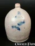 Henderson & Rudd, Rare HENDERSON & RUDD / WATERTOWN, JEFF. CO., N.Y 3 Gal. Stoneware Jug, circa 1867-1868, Stoneware