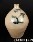 L. Norton & Co., L. NORTON & CO. / BENNINGTON Ovoid Stoneware Jug with Floral Decoration, circa 1823-1833, Stoneware
