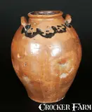 C. Crolius, C. CROLIUS / STONE-WARE / MANUFACTURER / Manhattan-Wells / NEW-YORK Stoneware Jar