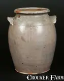 J. Swann, Rare J. SWANN / ALEXA (Alexandria, Virginia) Stoneware Jar, circa 1820, Stoneware