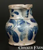 H. C. Smith, Very Rare H. C. SMITH / ALEXA, DC Half-Gallon Stoneware Pitcher with Floral Decoration, circa 1835, Stoneware