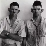 Roger Ballen, Dresie and Casie, twins', Western Transvaal, South Africa 1993, 1993, Gelatin silver print, printed 2000 on double-weight semi-matte toned paper