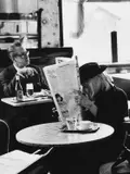 Cora Pongracz, Café Tirolerhof at Führichgasse, Vienna c. 1970, 1970, Vintage silver print on single-weight glossy Agfa paper