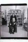 Julian Schnabel, Selfportrait with Hermann Nitsch, OstLicht Vienna 2018, 2018, Unique Impossible Instant print
