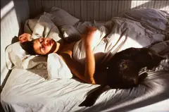 Siobhan with cat, New York City 1993 by Nan Goldin, 1993, Cibachrome print on glossy paper, sold May 2026