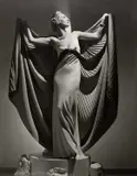 Horst P. Horst, Helen Bennett in cape, Paris 1936, 1936, Gelatin silver print, printed in the 1980s on double-weight semi-matte paper