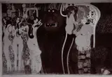 Moriz Nähr, Middle part from Gustav Klimt's 'Beethoven frieze' (3 prints), Vienna c. 1902, 1902, Three vintage collodion prints on glossy paper, each flush-mounted on original cardboard