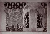 Moriz Nähr, The Kiss' from Gustav Klimt's 'Beethoven frieze', Vienna c. 1902, 1902, Vintage collodion print on glossy paper, flush-mounted on original cardboard