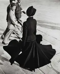 Richard Avedon, Renée, The new Look of Dior', Place de la Concorde, Paris, August 1947, 1947, Gelatin silver print, printed in the 1980s on double-weight semi-matte paper