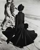 Richard Avedon, Renée, The new Look of Dior', Place de la Concorde, Paris, August 1947, 1947, Gelatin silver print, printed in the 1980s on double-weight semi-matte paper
