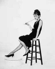 Bud Fraker, Audrey Hepburn, 'Breakfast at Tiffany's, 1960, Vintage silver print on single-weight glossy paper