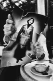 Jeanloup Sieff, Pierre-André Boutang tearing up a fashion photograph, 1966, Gelatin silver print, printed in the 1990s on double-weight semi-glossy paper c