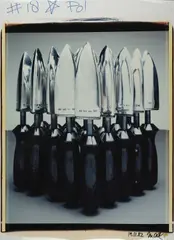 Ulrich Mack, Irons of the Fagus works in Alfeld (homage to Albert Renger-Patzsch), November 19, 1982, Unique Polaroid Polacolor