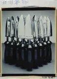 Ulrich Mack, Irons of the Fagus works in Alfeld (homage to Albert Renger-Patzsch), November 19, 1982, Unique Polaroid Polacolor