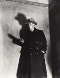 Ladislav Emil Berka, Self-portrait, Prague 1930, 1930, Gelatin silver print, printed in the 1950s on single-weight glossy paper, in very good condition. Photographer's credit stamp "L.E. Berka" in blue ink and signed in pencil on the reverse. Deutsch: Sil