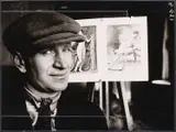 Alexander Rodchenko, The sculptor Anton M. Lavinsky, USSR 1924
