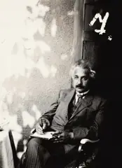 Emil Orlík, Albert Einstein, 1923, photograph