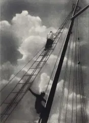 Rudolf Sulke, In the clouds, 1930, Vintage bromoil transfer print on double-weight, matte paper